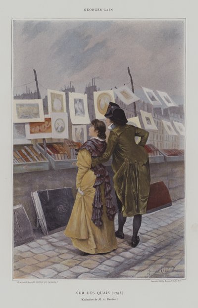 岸壁で（1795） 作： Georges Jules Auguste Cain