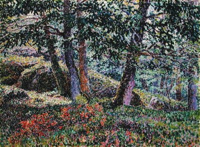 Carvalhos e arbustos de mirtilo 作： Georges Lacombe