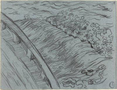 ボートの端の海、ブルターニュ 作： Georges Lacombe