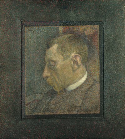 Emile Verhaeren 1855-1918、1900年の肖像。 作： Georges Lemmen