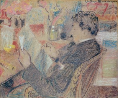 男の肖像1901 作： Georges Lemmen
