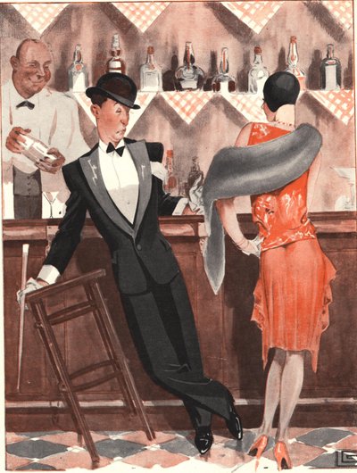 「Le Sourire」の表紙（カラーリソ） 作： Georges Leonnec