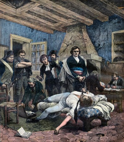 チャールズピケグルの死 作： Georges Moreau de Tours