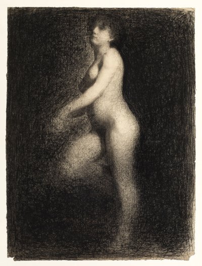 女性ヌード、1879〜81年頃 作： Georges Pierre Seurat