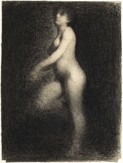 ヌード、1881～1882年頃。 作： Georges Pierre Seurat