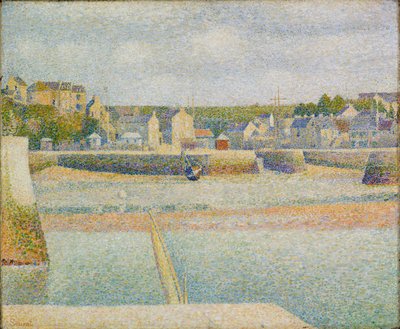 Port-en-Bessin: アウター ハーバー (干潮) 作： Georges Pierre Seurat