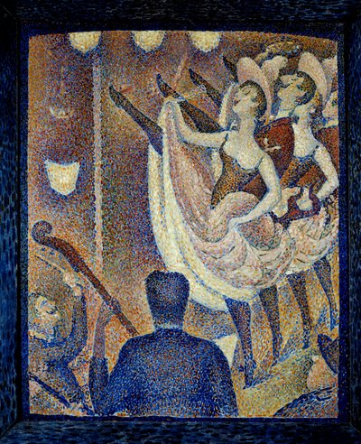 1830年頃、モンパルナスでフランスのカンカンと同時期に登場した、スキャンダルを踊るダンスフォーム「チャフートDanceuses de chahut」の習作。ジョルジュ・スーラ（1859-1891）の絵画 1889年 バッファローAlbright Knox Art Gallery - Le Chahutのための習作。ダ 作： Georges Pierre Seurat