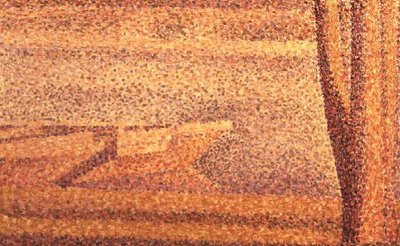 木と船 作： Georges Pierre Seurat