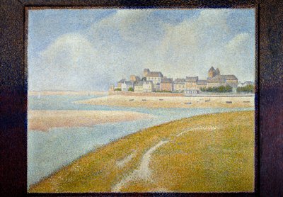 上流からル・クロトワを望む 作： Georges Pierre Seurat