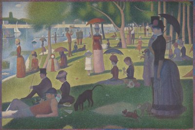 ラ・グランド・ジャットの日曜日 - 1884年 作： Georges Seurat
