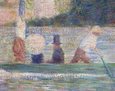 アニエールの入浴者、1884年の詳細2136 作： Georges Seurat