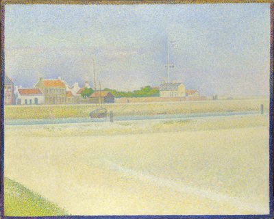 グレイブライン運河、グランドフォートフィリップ 作： Georges Seurat