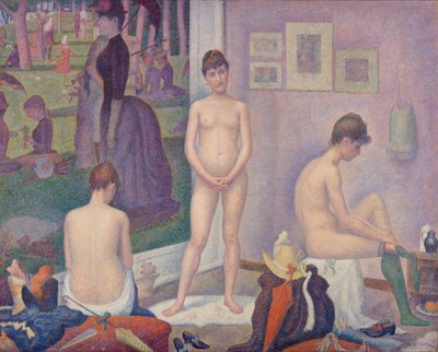 モデル (ポーズ) 作： Georges Seurat