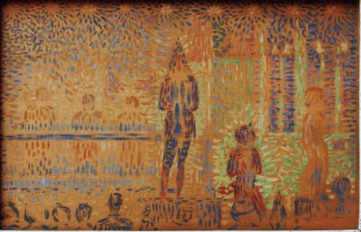 パレードデシルク-サーカスパレード 作： Georges Seurat