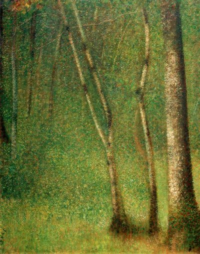 ポントベールの下草（ポントベールのヴァルト） 作： Georges Seurat