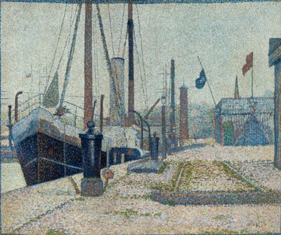 オンフルールのマリア、1886年 作： Georges Seurat