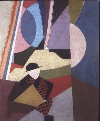 杖をつく人 作： Georges Valmier