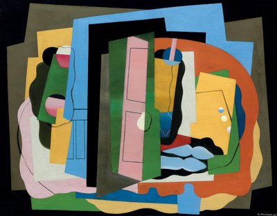 ピンクの扉;ピンクの扉、1927 作： Georges Valmier