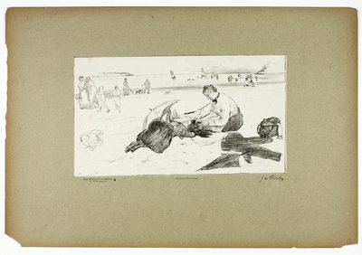 オン・ザ・ビーチ 作： Georges William Thornley