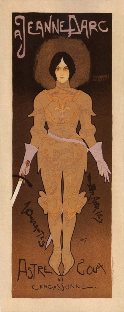 ジャンヌダルク、1896年 作： Georges de Feure