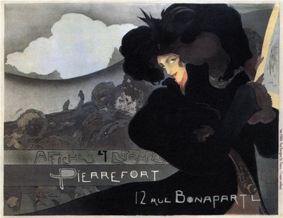 ピエールフォート、アフィシェスとスタンプス、1898 作： Georges de Feure