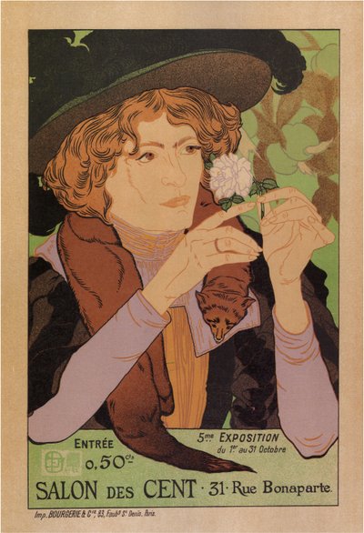 サロンデセントポスター、1894 作： Georges de Feure
