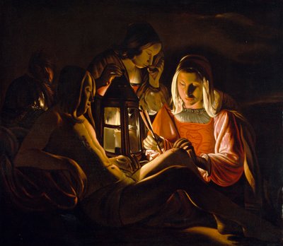 聖セバスチャン、聖イレーネに看取られる 作： Georges de La Tour