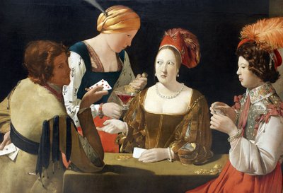 ダイヤのエースのチートc。 1635年 作： Georges de La Tour