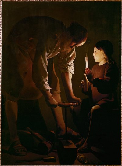 セント・ジョセフ・カーペンター ... 作： Georges de La Tour