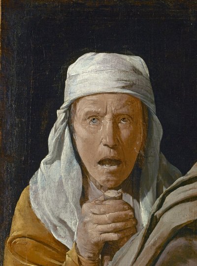 乞食の喧嘩、1625〜30年頃（キャンバスに油彩） 作： Georges de La Tour