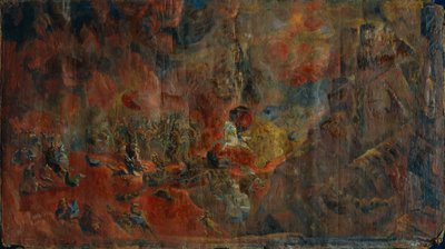 戦闘シーン、1912 作： Georgy Bogdanovich Yakulov