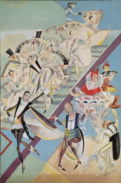 Ch。によるオペレッタGirofle-Girofliaのステージデザイン。ルコック、1922 作： Georgy Bogdanovich Yakulov