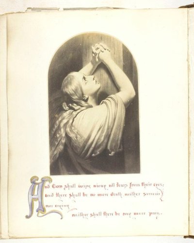 無題[聖書の引用付きイラスト]、185568。 作： Georgina Cowper