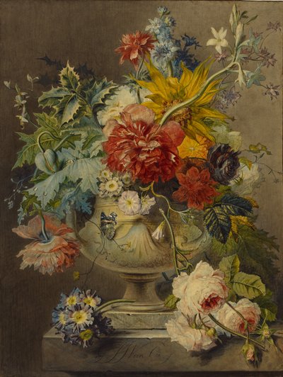 花瓶の花束 作： Georgius Jacobus Johannes van Os