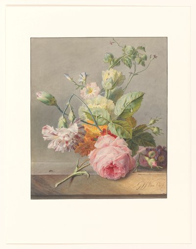 花の静物 フラワーアレンジメント 作： Georgius Jacobus Johannes van Os