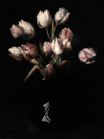花瓶のチューリップ 作： Gerard Chowne