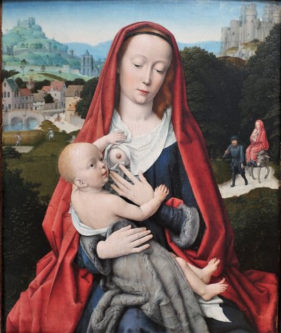 1490 ジェラール・ダヴィデ・マリアと子供 作： ジェラルド・デイビッド