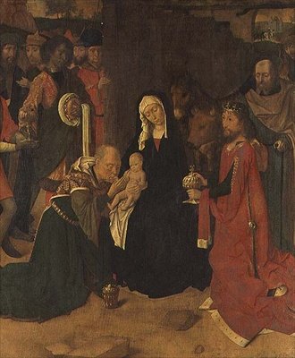 マギの崇拝」1490年頃（油彩・キャンバス 作： Gerard David