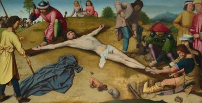 十字架につけられたキリスト、約1481年 作： Gerard David