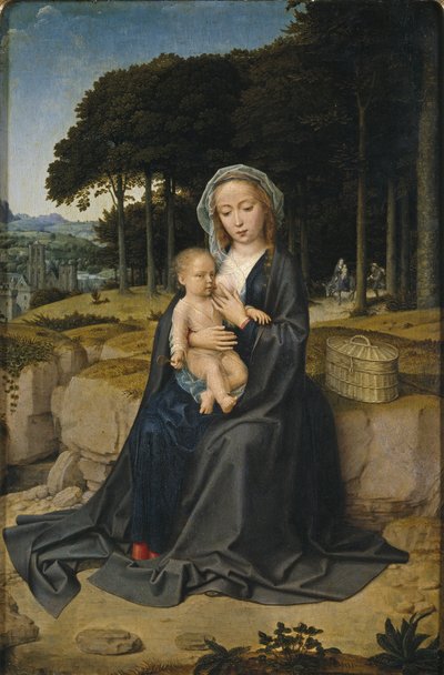 1515年頃のエジプトへの逃避 作： Gerard David