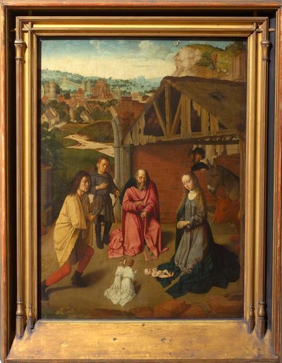 羊飼いの礼拝、1485年頃。 作： Gerard David