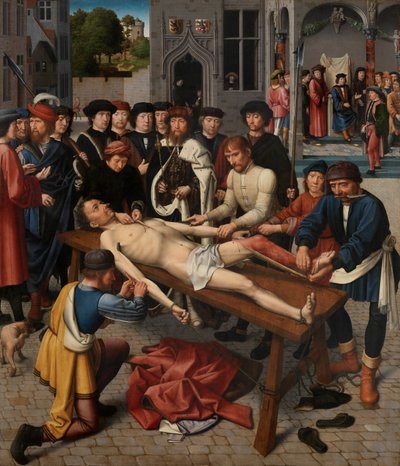 シサムネスの皮剥ぎ 作： Gerard David