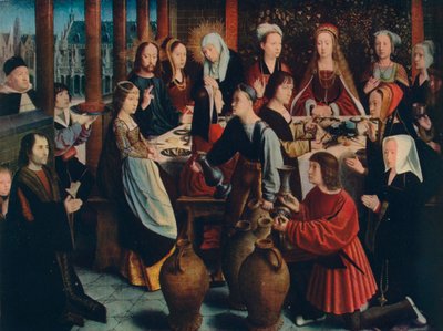 カナの結婚、c1500 作： Gerard David