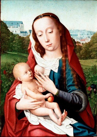 ジェラール・ダヴィッドの聖母子像（1460-1523） マドリッド、ラザロ・ガルディアーノ美術館 作： Gerard David