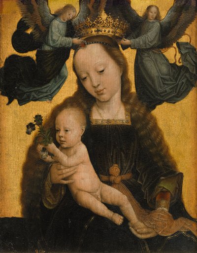 天使のいる聖母子 作： Gerard David