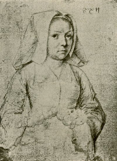 15世紀後半〜16世紀初頭の若い女性、1908年。 作： Gerard David