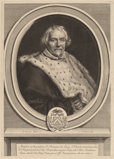 レミ・デュ・ローリー 作： Gerard Edelinck after Jacob van Oost II