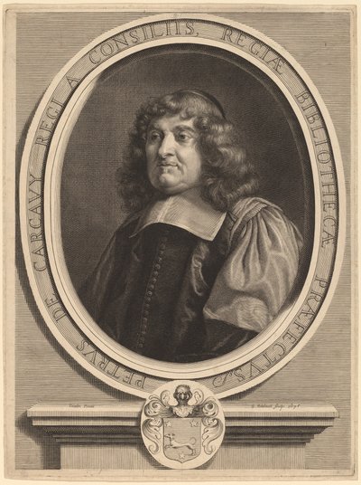 ピエール・デカルカヴィ 作： Gerard Edelinck after Louis Testelin