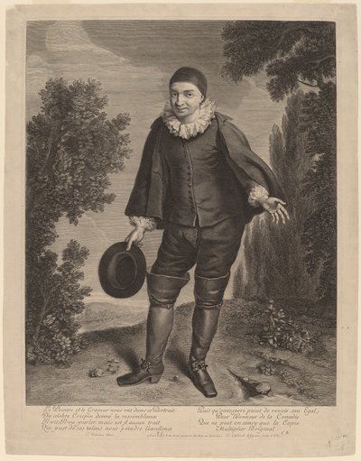 クリスピン役レイモンド・ポアソン 作： Gerard Edelinck after Theodor Netscher