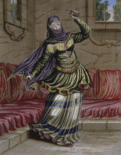 トルコ人ダンサー 作： Gerard Jean Baptiste Scotin